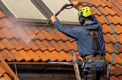 Démoussage et hydrofuge de toiture à Gauchy